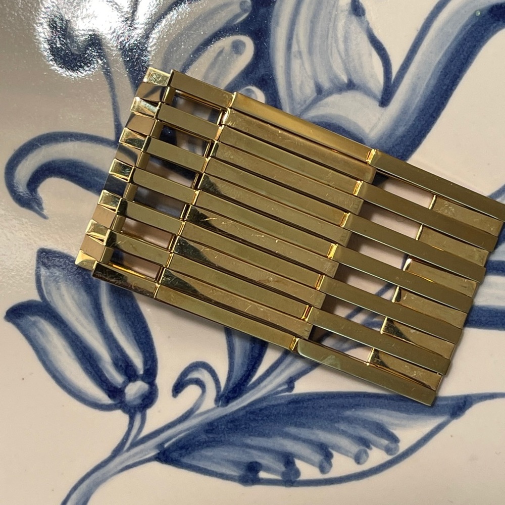 Gold ladder bangle